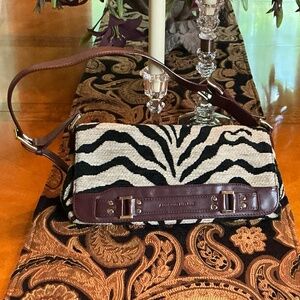 ANTONIO MELANI Animal Print Shoulder Bag